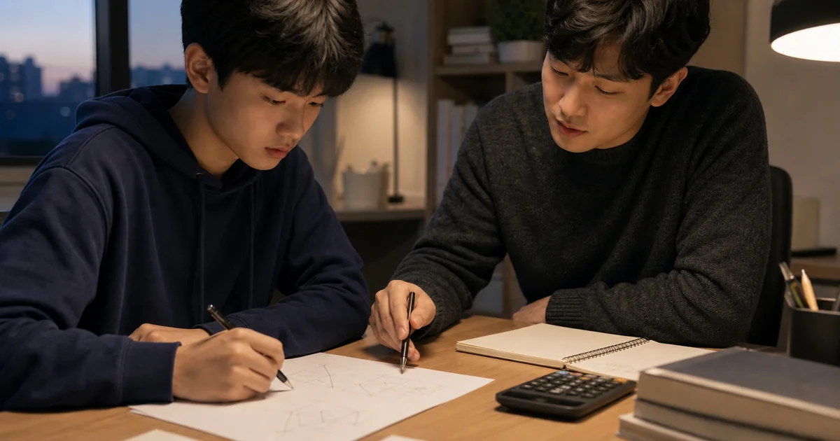 고등학생 수학과외 문제 풀이 수업